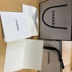 CHANEL 紙袋とカードセット　シャネル