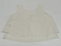 ノースリーブトップス 2way 白 AZUL Sサイズ