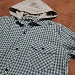 COMME CA lSM／コムサイズム　パーカー　シャツ　半袖シャツ　フーディー