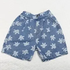 【futafuta フタフタ】ミッキー　デニムショートパンツ　110 ディズニー