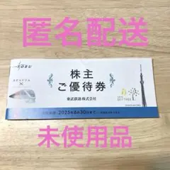 【匿名配送】株主ご優待券 東武鉄道 2025年6月30日まで