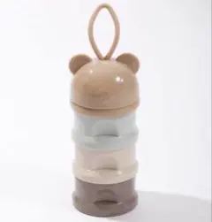 3coins スリコ 粉ミルクストッカー くま くすみカラー スリーコインズのサムネイル