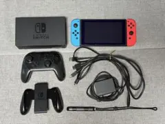 Nintendo Switch 本体 赤/青 プロコン付き SD64GB 箱なし