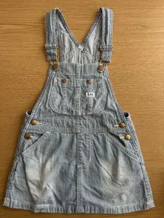 Lee ジャンバースカート ストライプ 100