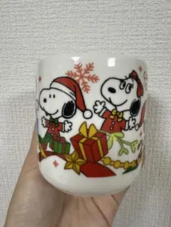 スヌーピータウン　クリスマス　ノベルティ　マグカップ　2025 オラフ　アンディ