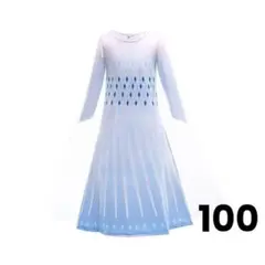 【2点セット】100 アナと雪の女王 長袖ドレス プリンセス クリスマス エルサ