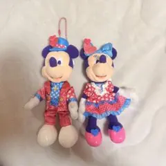 ミッキー ミニー ぬいぐるみバッチ　パルパルーザ　第一弾