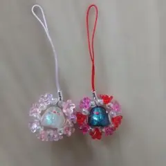 シマエナガちゃん　ストラップ　2個セット