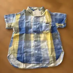 branshes 半袖シャツ 120サイズ チェック柄