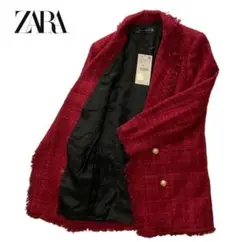 zara ノーカラージャケット