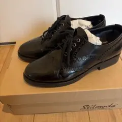 Stilmoda ブラック レースアップシューズのサムネイル