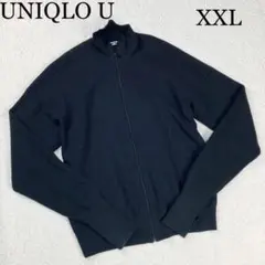 【ＸＸＬ】UNIQLO U メリノブレンドフルジップセーター ドライバーズニット