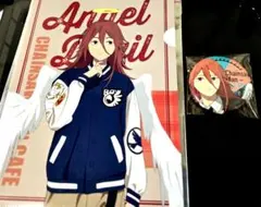 チェンソーマンカフェ 特典 クリアファイル 劇場版 缶バッジ 天使の悪魔 セット