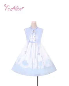 To Alice 雪の結晶ケープ＆ジャンパースカートセットアップ C5063