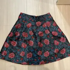 DOLLY GIRL by ANNA SUI花柄フレアスカート 膝丈