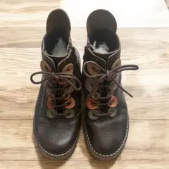 Dola asw ドーラ レザー　ショートブーツ　軽量　22センチ