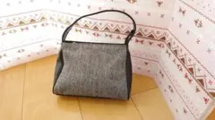 【未使用品】ミニバッグ★ツイード地★