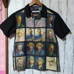ROBERT KAUFMAN GGD ゴッホ柄 半袖シャツ Mサイズのサムネイル