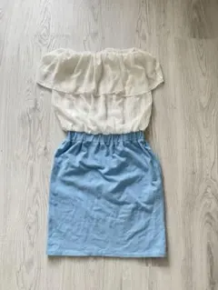 DURAS＊フリルベアミニワンピース