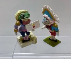 海洋堂　アリスのフィギュアコレクション　カエル　蛙の召使い　魚の召使い　セット