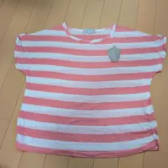 組曲PURETE Tシャツ ボーダー ピンク系のサムネイル