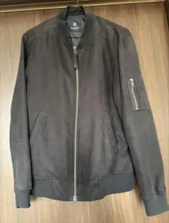 【NANO BASE（ナノベース）】フェイクスウェードMA-1ブルゾン メンズ