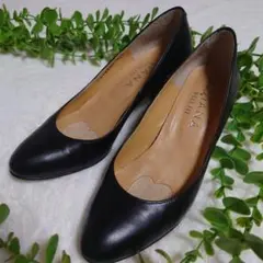 【DIANA】美品 パンプス 黒 ＥＥ日本製 21.5cm ダイアナ