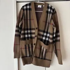 BURBERRY LONDON ENGLAND チェック柄 カーディガンSサイズのサムネイル