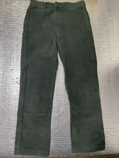 L.L.Bean ￼ダークグリーン コーデュロイ パンツ