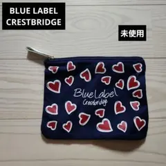 ♥️BLUE LABEL CRESTBRIDGE♥️未使用　ハートプリントポーチ