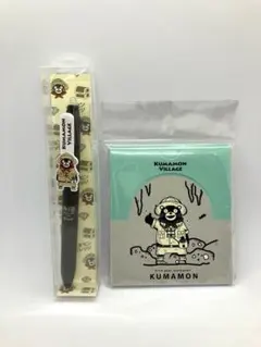 新品未使用✨くまモン フリクションボール2＆メモ帳セット