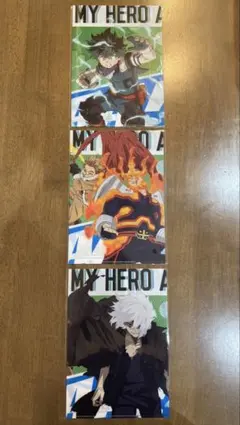 【非売品・未使用品】　僕のヒーローアカデミア　クリアファイル　3枚セット