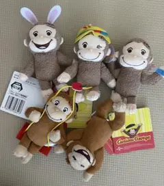 おさるのジョージ　ぬいぐるみ　マスコット