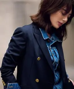 【23区】ドライウールツイルブレザージャケット