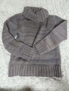 ニット　ハイネック　古着