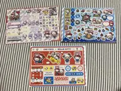 ワンピース✖️キティー　ジャンボカードダスシール　3枚セット