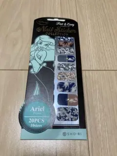 新品未使用　ディズニー　アリエル　ネイルステッカー