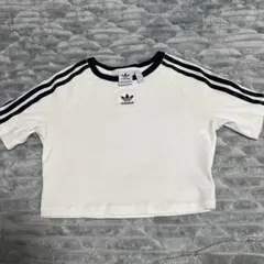adidas Originals クロップドTシャツ ホワイトのサムネイル