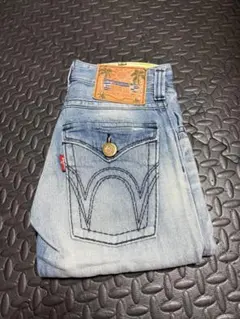 EDWINブルー フレアデニム