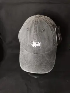 Stussy グレー ベースボールキャップ - メルカリ