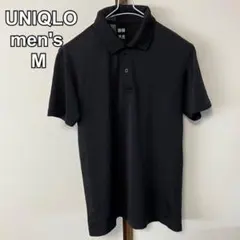 UNIQLO ユニクロ メンズ　ドライEXポロシャツ　半袖　黒　Mのサムネイル