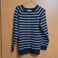 DOG DEPT SANTA MONICA M ストライプニットセーター