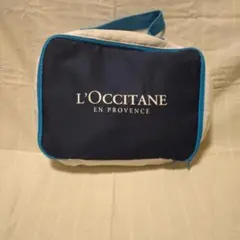 付録　L'OCCITANE トラベルポーチ ネイビー ホワイトのサムネイル