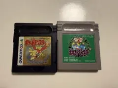 ゲームボーイ ポケットモンスター 金・緑 2本セット