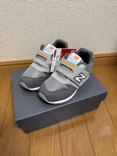 New Balance IZ996 グレー／ブルー 14.5cm キッズシューズ