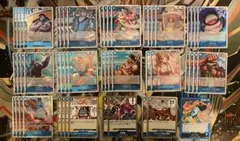 ワンピースカード　青ジンベエ　デッキ