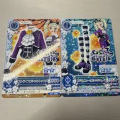 アイカツ カード ロリゴシック ストライプゴシックコーデ 藤堂ユリカ