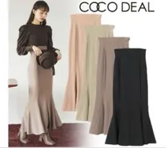 【美品】COCODEAL(ココディール)ハイウエストマーメイドスカート