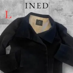 早い者勝ち❤️INEDアンゴラ混ウールショートコート ジャケットL