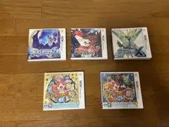 ポケットモンスターX Y ムーン　 妖怪ウォッチ真打　本家　　　5セット